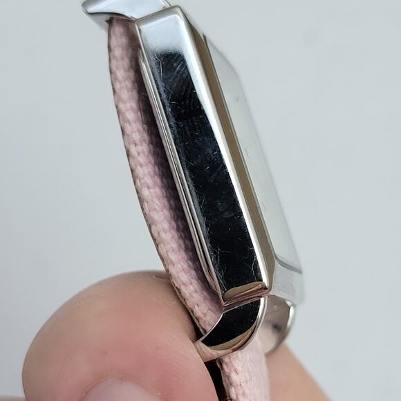 Vintage Watches Pierre Cardin Quartz Watch with Pink Strap & Silver Case - Picture 8 of 10